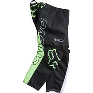 OFFER FOX YOUTH (4 YEARS) SKEW PANT COLOUR BLACK / GREEN - WITH SMALL DEFECT #STOCKCLEARANCE