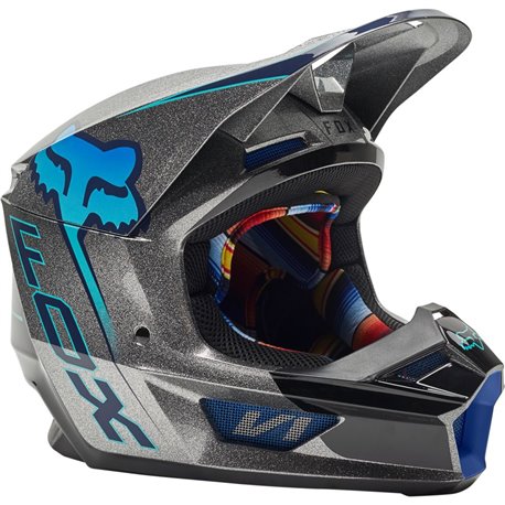 CASCO FOX V1 CNTRO ECE 2022 COLOR ALUMINIO - 26780-085