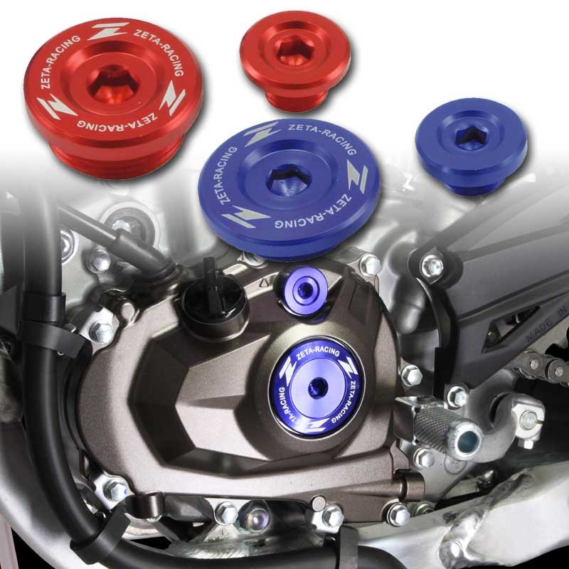 Genuine Yamaha Blue Engine Plug Set to fit the YFZ450R Quad Bike Parts 