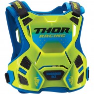 THOR YOUTH GUARDIAN MX ROOST DEFLECTOR 2023 FLUO GREEN/BLUE
