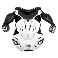 LEATT FUSION 3.0 FULL CHEST PROTECTOR AND NECK BRACE WHITE COLOUR