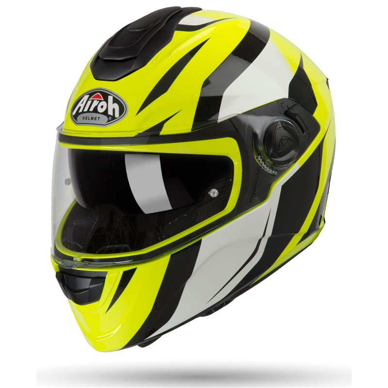 OFFER AIROH HELMET ST 301 TIDE COLOR YELLOW GLOSS ST3TI31 -  MotocrossCenter.com