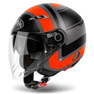 OUTLET CASCO AIROH CITY ONE WRAP COLOR NARANJA MATE
