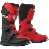 THOR YOUTH BLITZ XP BOOTS RED / BLACK COLOUR