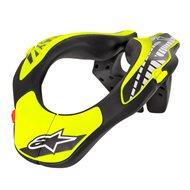 ALPINESTARS YOUTH NECK SUPPORT COLOR BLACK / FLUO YELLOW