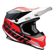THOR SECTOR FADER HELMET 2021 RED / BLACK COLOUR