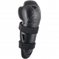 ALPINESTARS YOUTH BIONIC ACTION KNEE GUARD BLACK / RED COLOUR