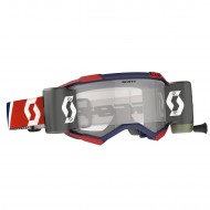 SCOTT FURY WFS GOGGLE 2022 COLOUR RED/BLUE - CLEAR WORK LENS