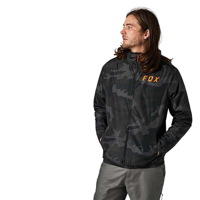 Fox Clean Up Camo Windbreaker Jacket 