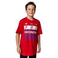 OFFER FOX YOUTH HONDA SHORT SLEEVE TEE COLOUR FLAME RED