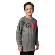 OFFER FOX YOUTH TRICE LONG SLEEVE TEE COLOUR HEATHER GRAPHITE