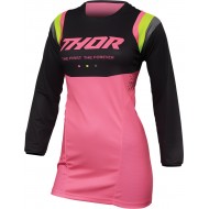 THOR WOMAN PULSE REV JERSEY 2023 COLOUR GREY / PINK 