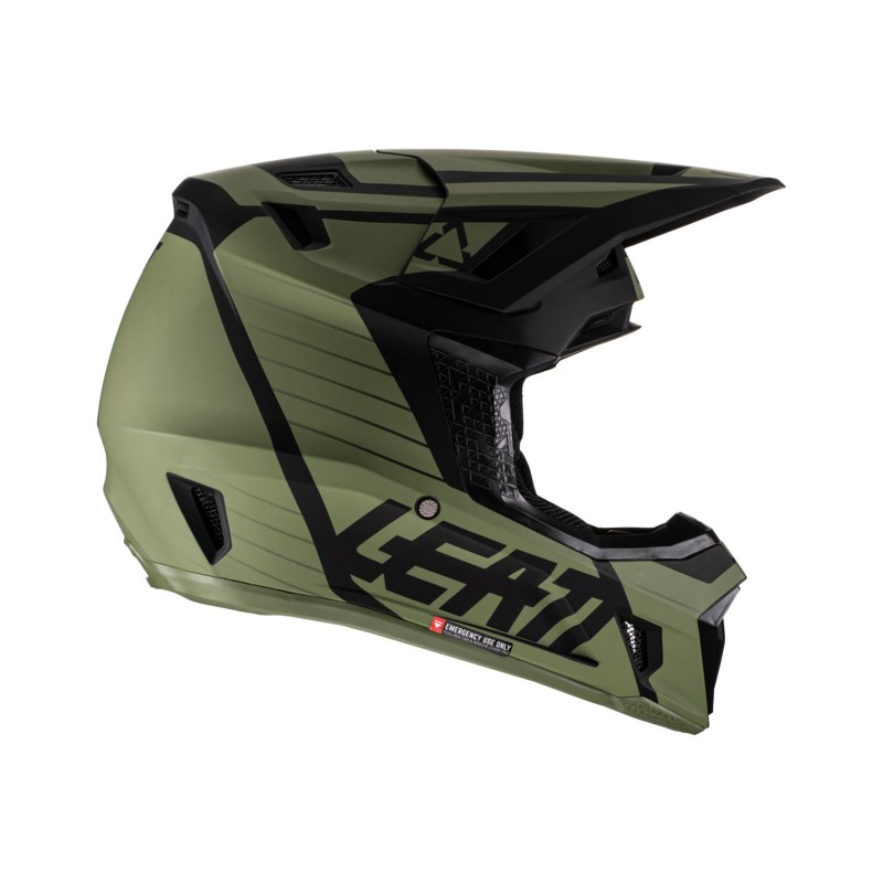 Leatt Kit Moto 7.5 V22 Helmet Colour Cactus - With Goggles Lb102201014X ...