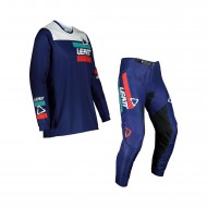 OFFER LEATT YOUTH COMBO JERSEY + PANT MOTO 3.5 COLOUR ROYAL BLUE #STOCKCLEARANCE