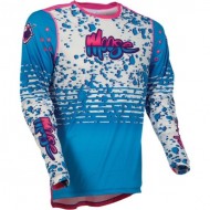 MOOSE AGROID JERSEY 2022 COLOUR BLUE/PINK/WHITE
