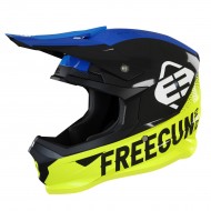 OFFER SHOT FREEGUN YOUTH XP4 ATTACK HELMET 2022 COLOUR NEON YELLOW GLOSSY
