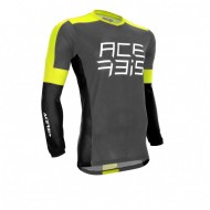 ACERBIS MX J-TRACK TWO JERSEY COLOUR GREY/YELLOW