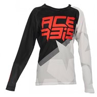 ACERBIS YOUTH MX J-WINDY ONE VENT JERSEY COLOUR WHITE/BLACK